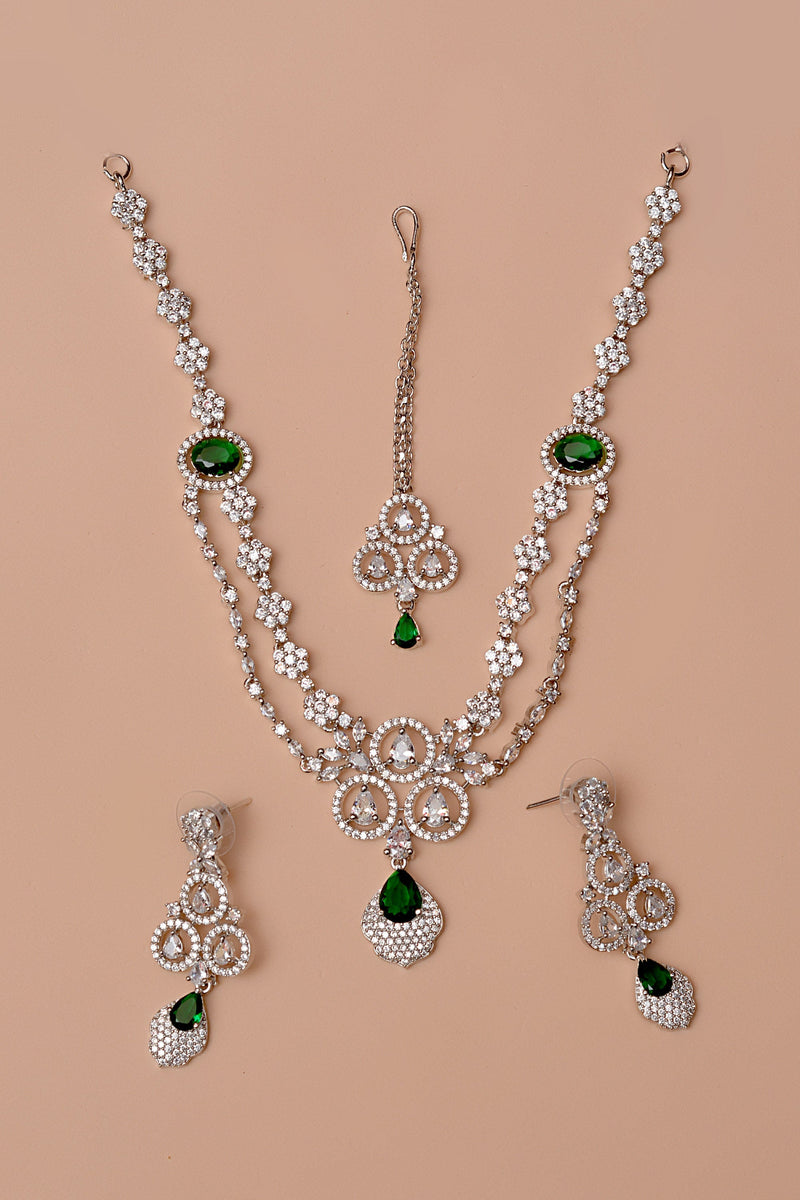 Party Wear Green Party Set