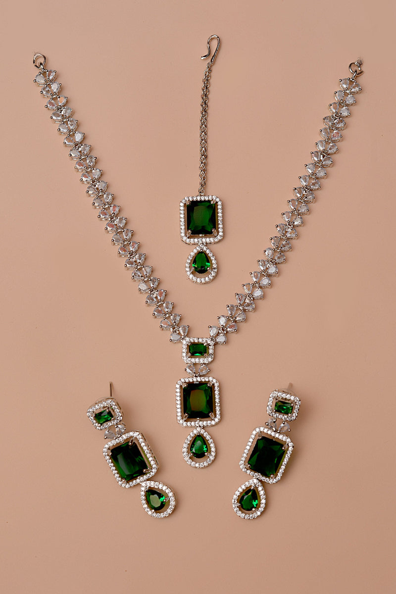 Party Wear Green Party Set