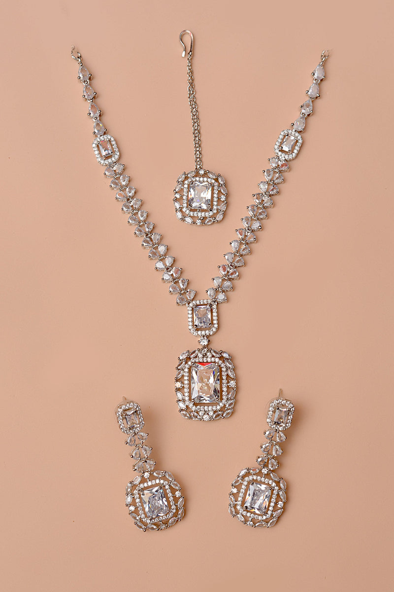 Party Wear Silver Party Set