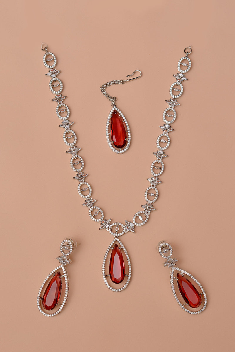 Party Wear Red Party Set