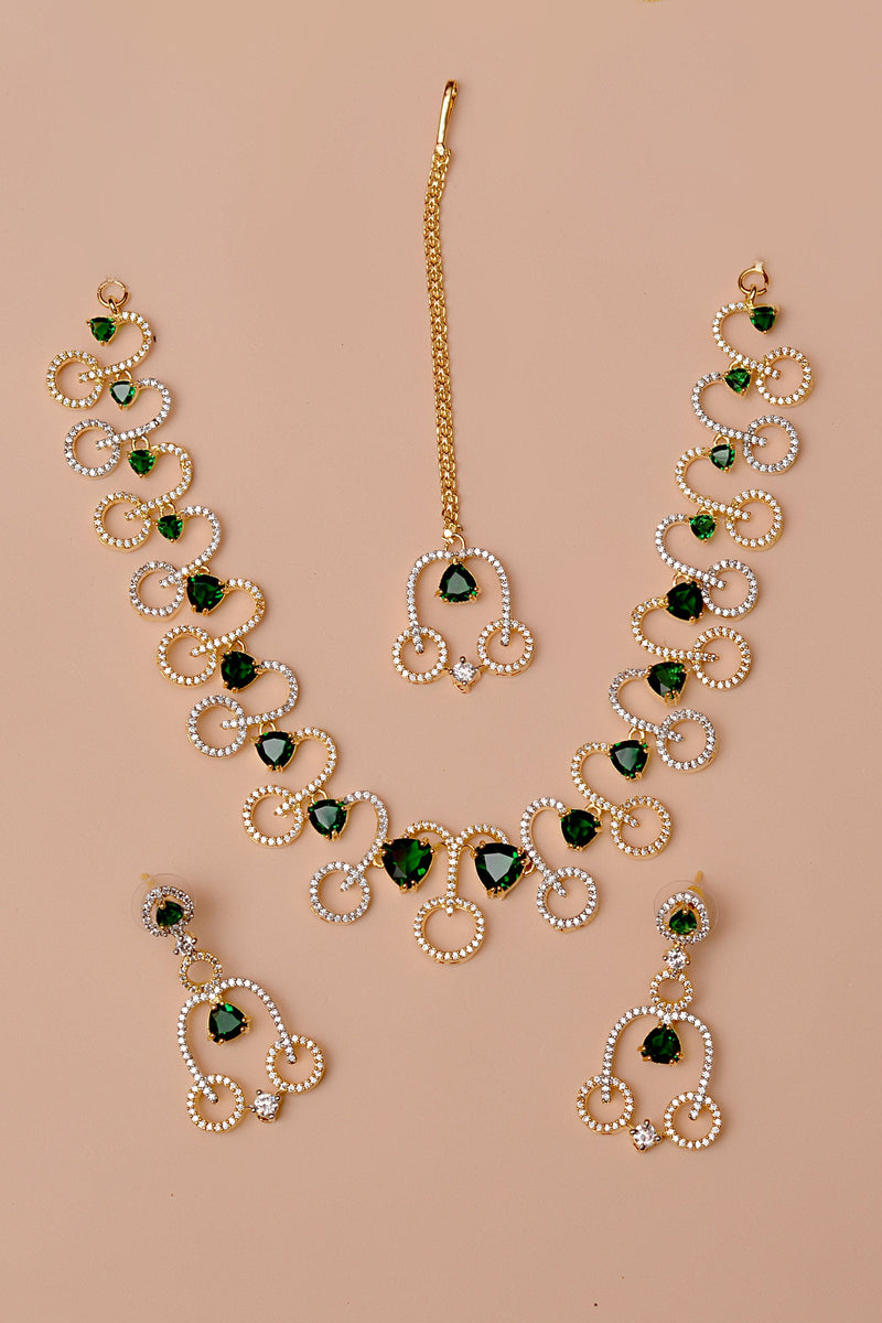 Party Wear Green Party Set