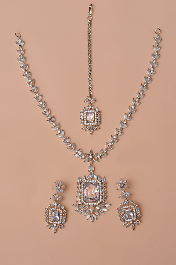 Party Wear Silver Party Set