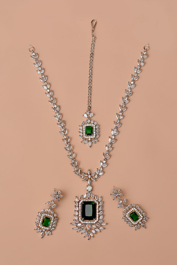 Party Wear Green Party Set