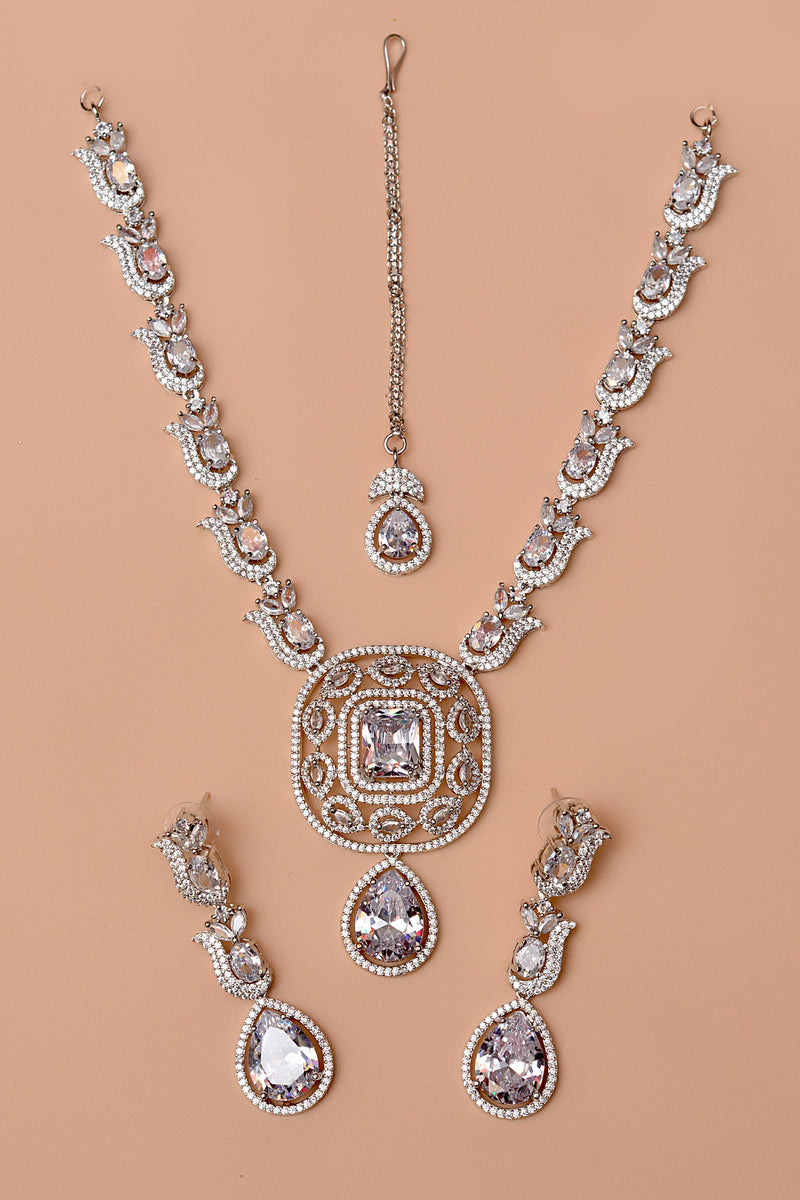 Party Wear Silver Party Set