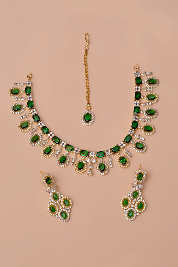 Party Wear Green Party Set