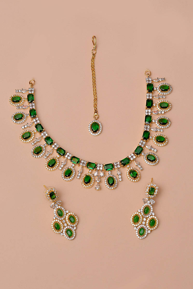 Party Wear Green Party Set