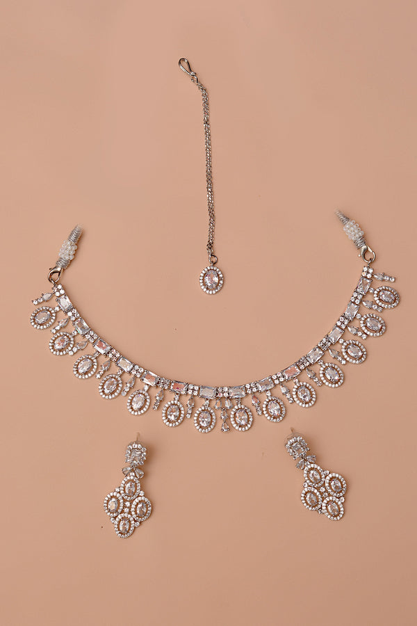 Party Wear Silver Party Set