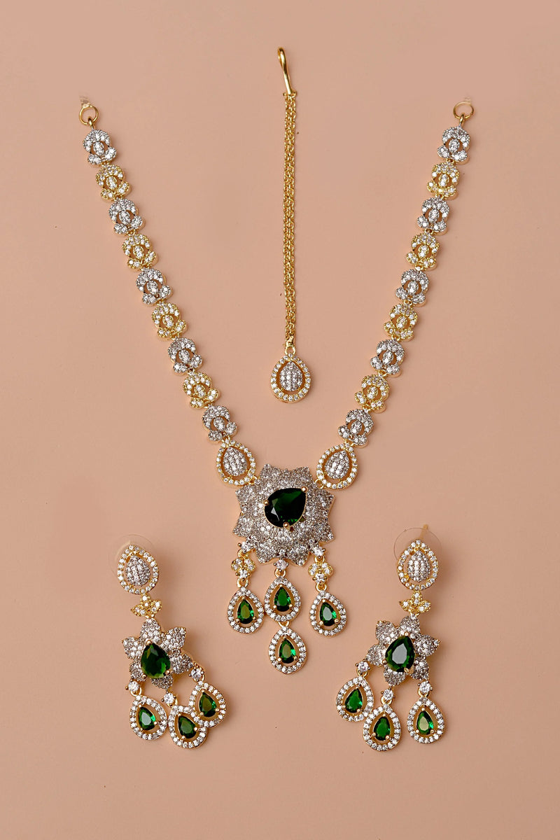 Party Wear Green Party Set