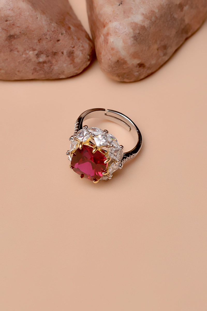 Party Wear Red Ring