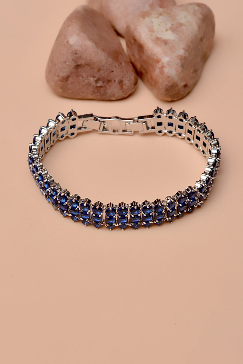 Party Wear Blue Bracelet