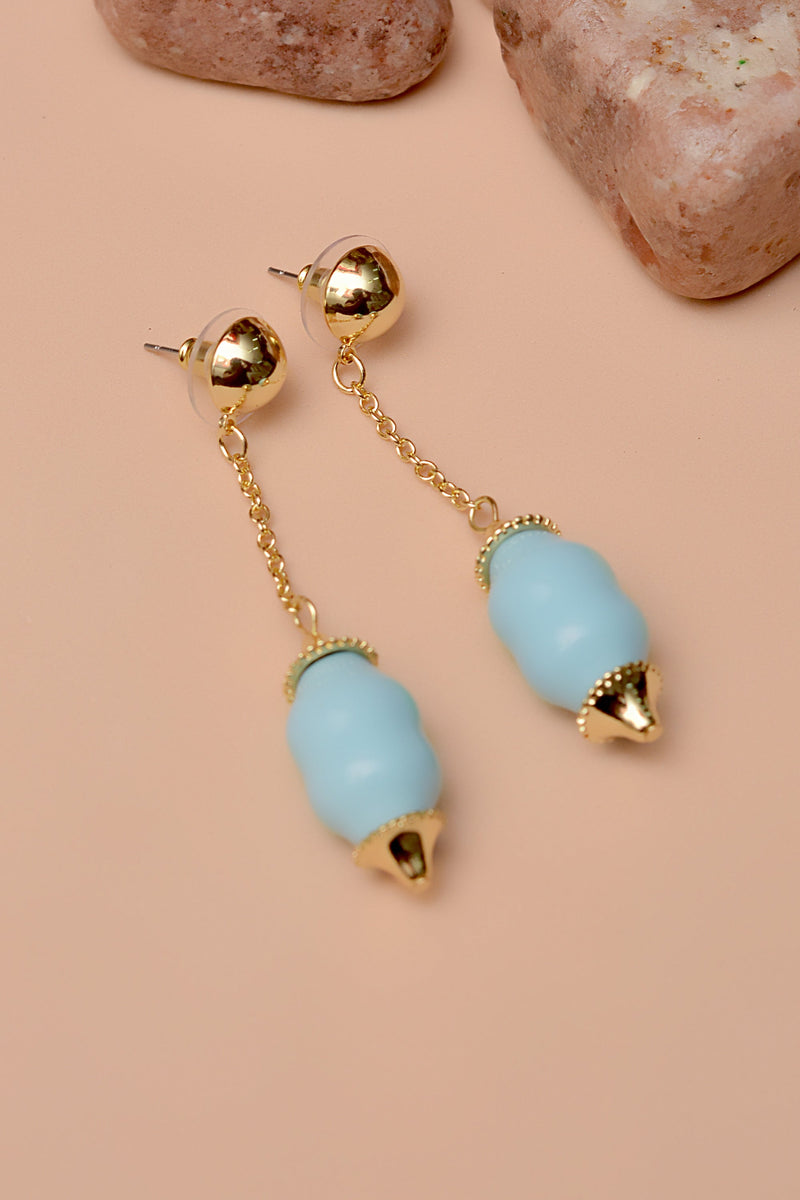 Party Wear Blue Earrings