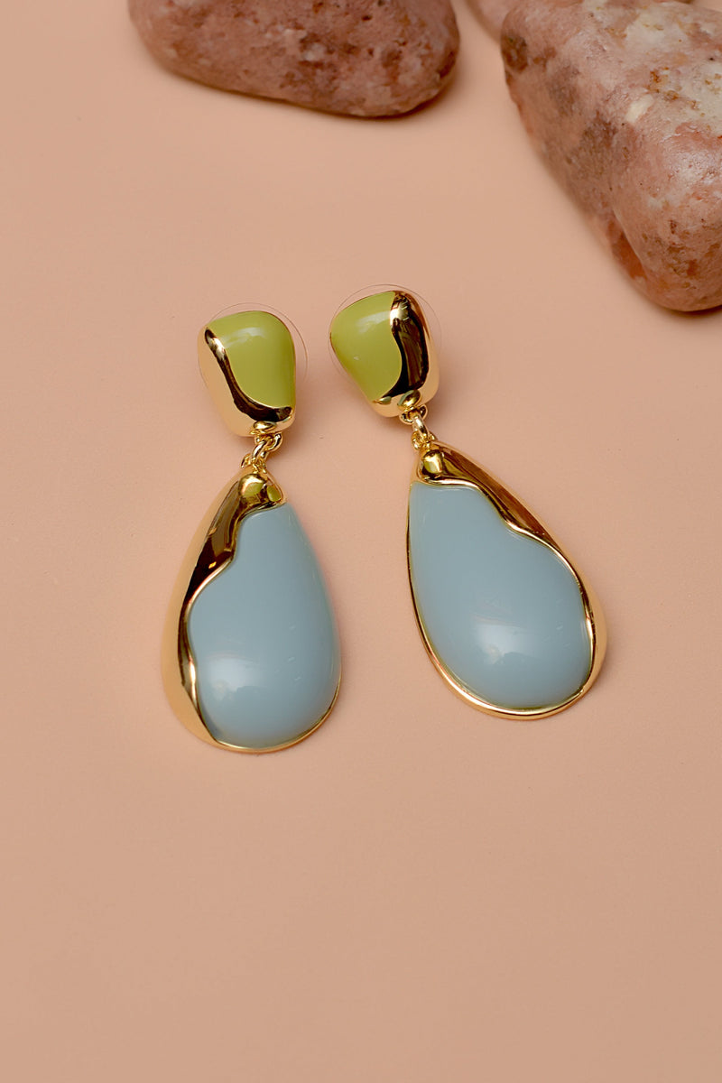 Party Wear Blue Earrings