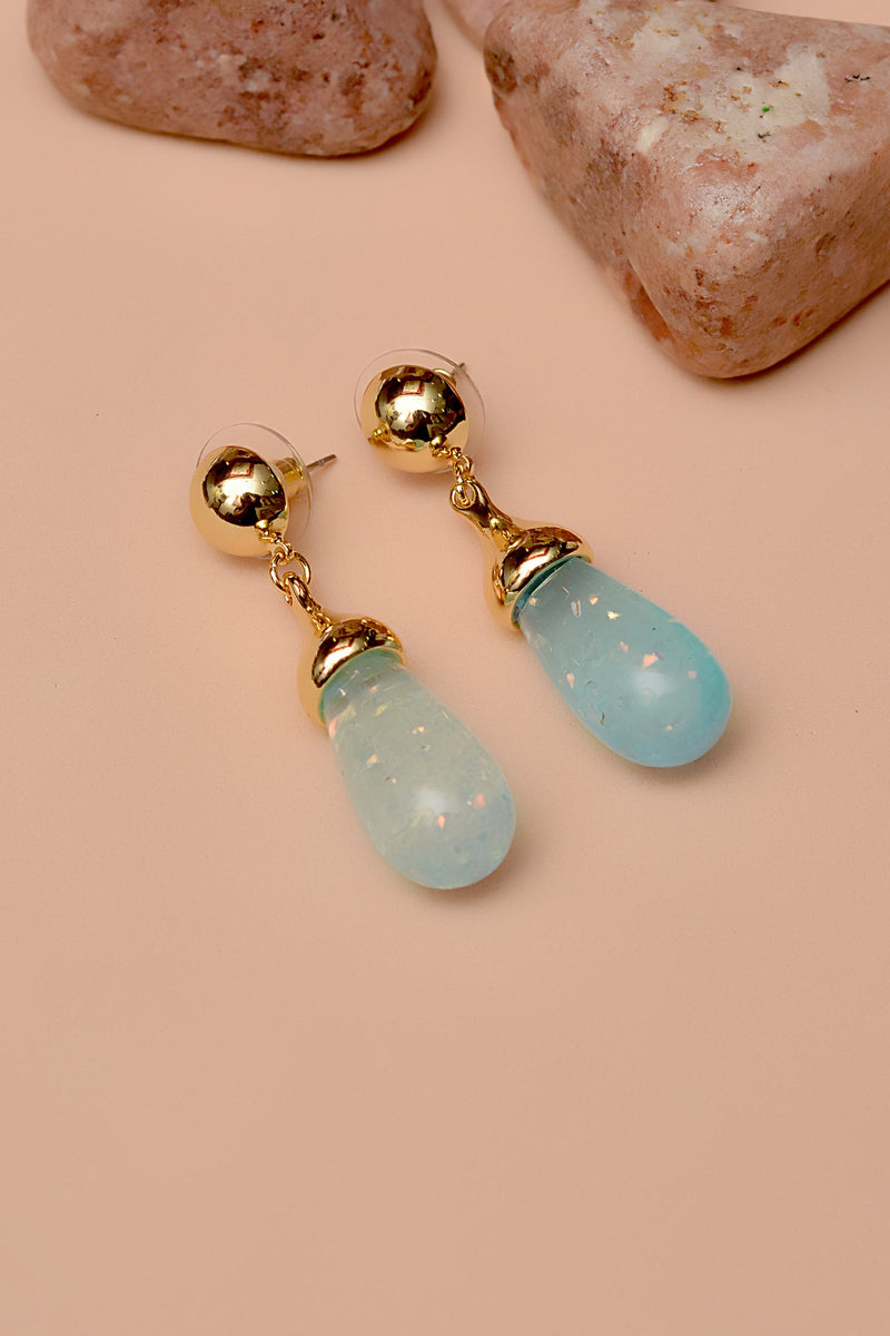 Party Wear Blue Earrings