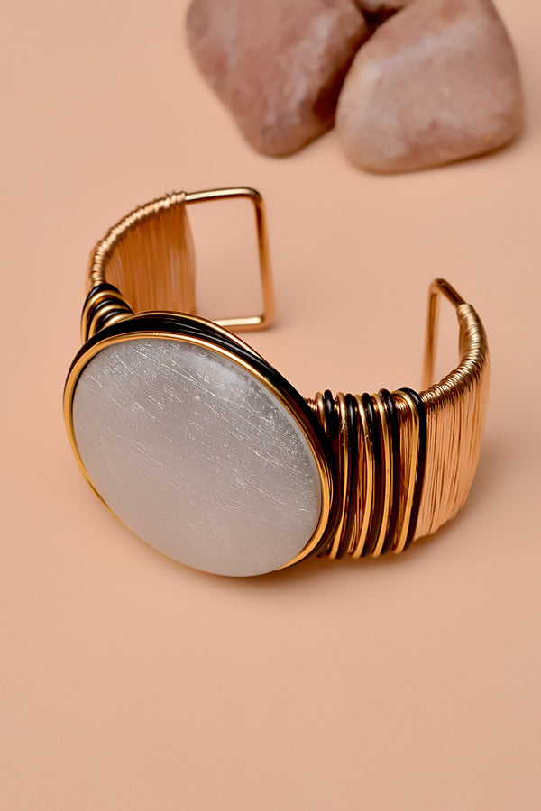 Size 2-0 Party Wear Gray Karra Bangle