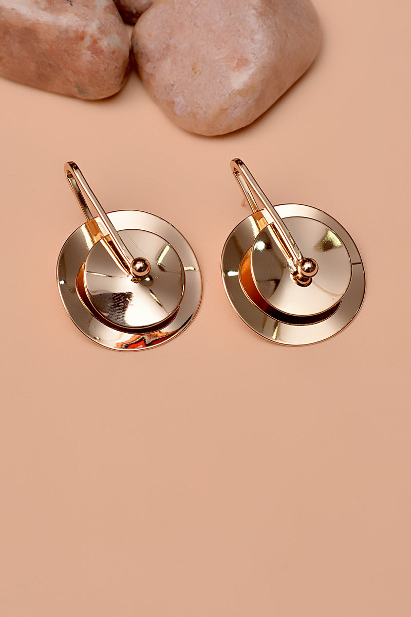 Party Wear Golden Earrings