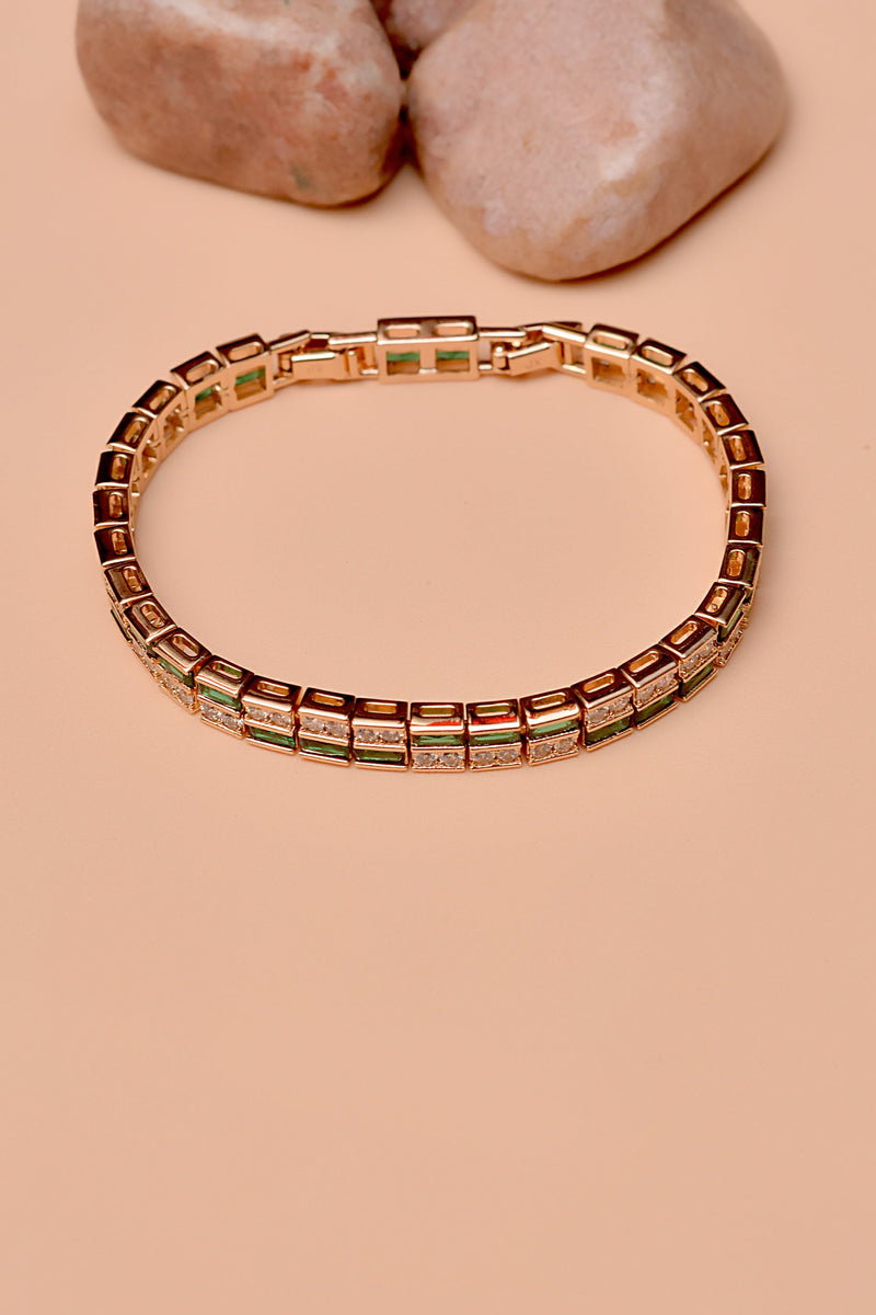 Party Wear Green Bracelet