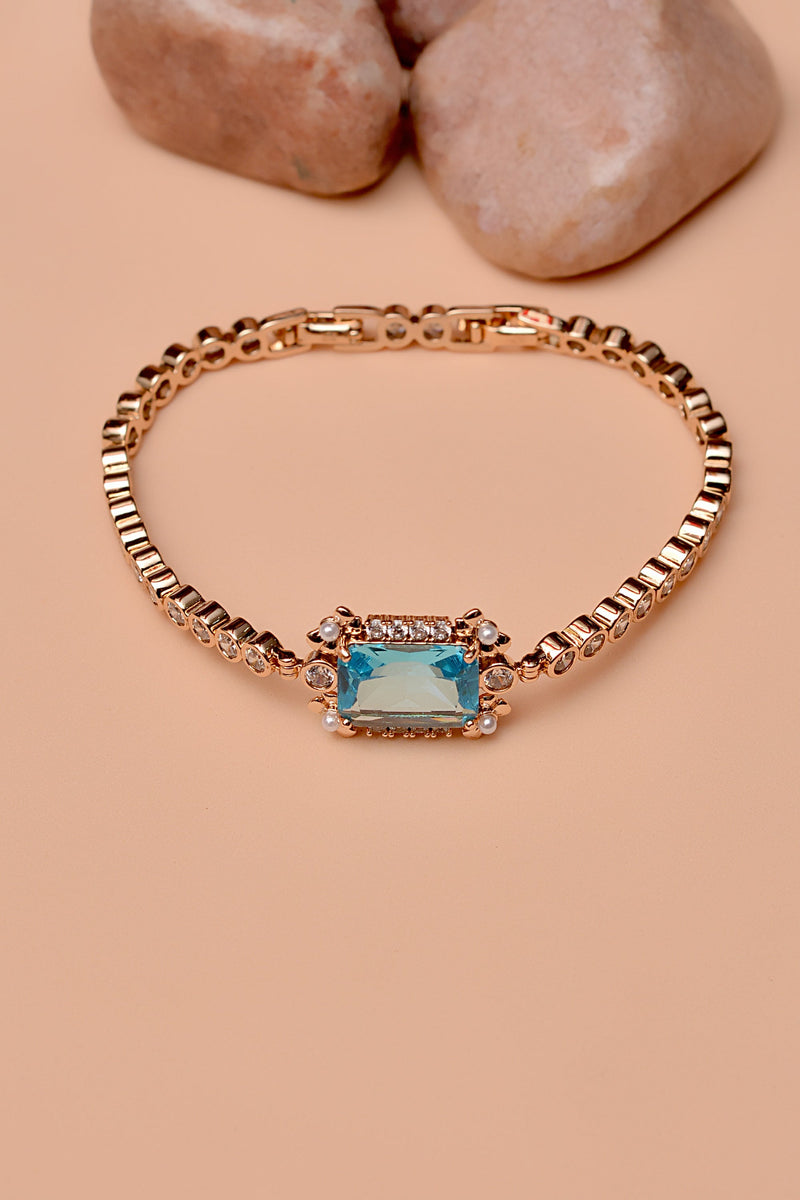 Party Wear Blue Bracelet