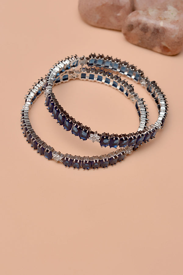 Size 2-8 Party Wear Blue Bangles