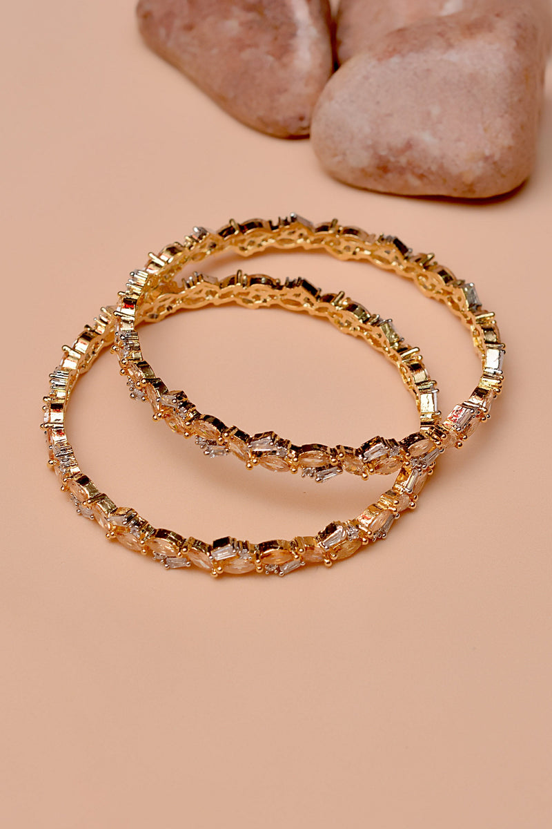 Party Wear Champagne Bangles