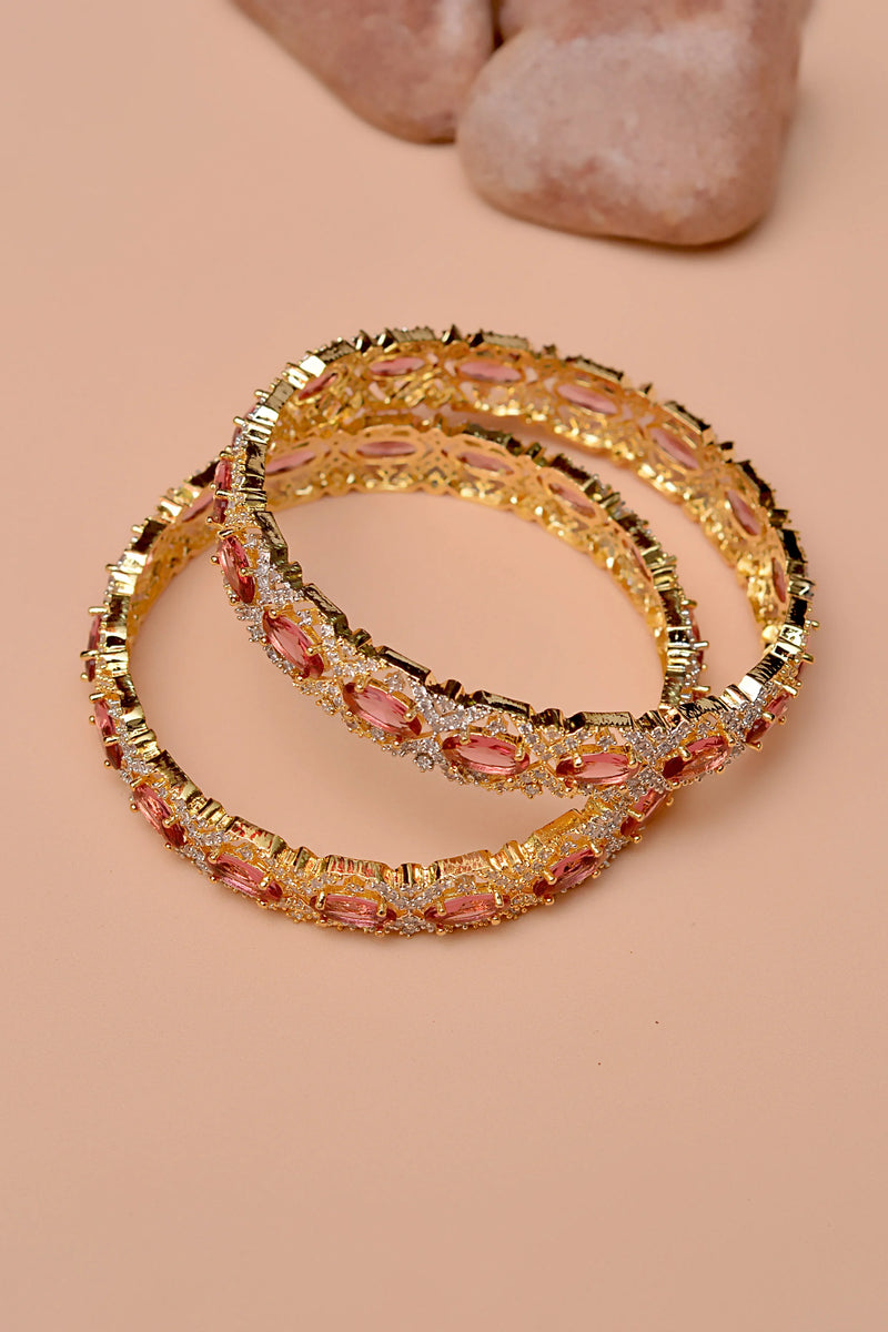 Party Wear Red Bangles