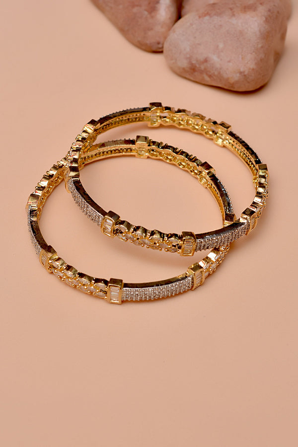 Size 2-8 Party Wear Golden Bangles