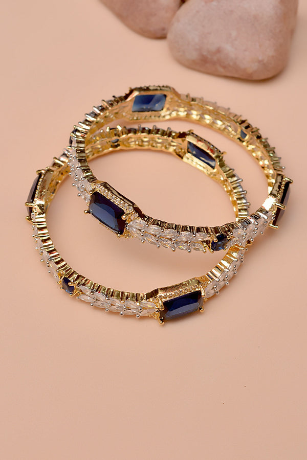 Size 2-4 Party Wear Blue Bangles
