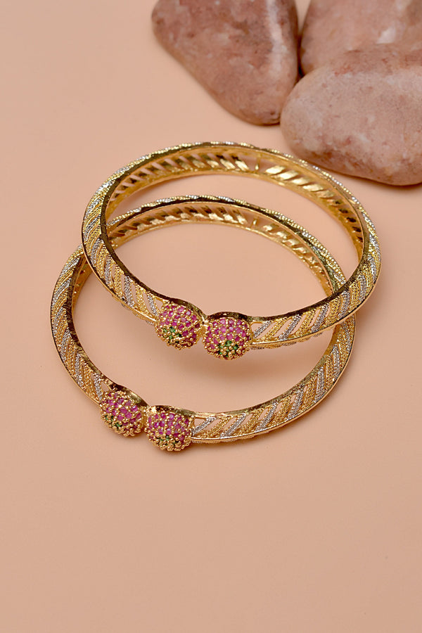 Size 2-6 Party Wear Multicolor Bangles