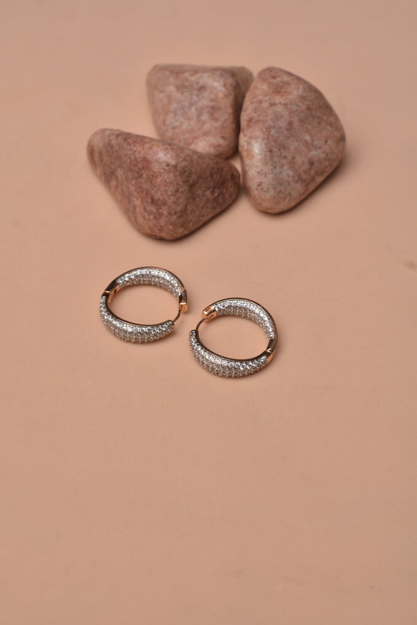Party Wear Dual Tone Earrings