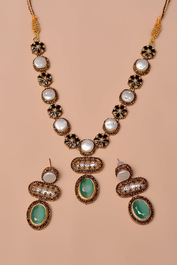 Party Wear Green Party Set