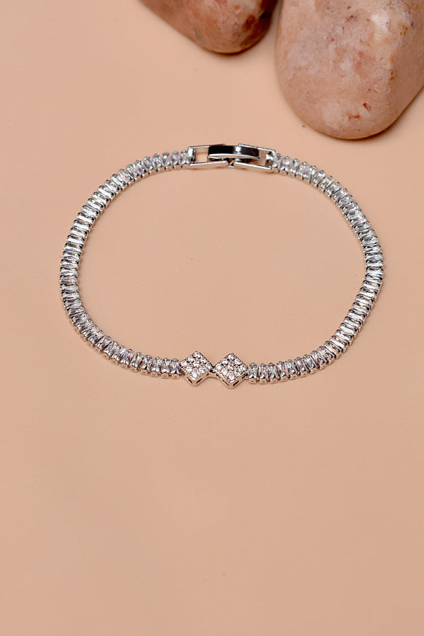 Party Wear Silver Bracelet