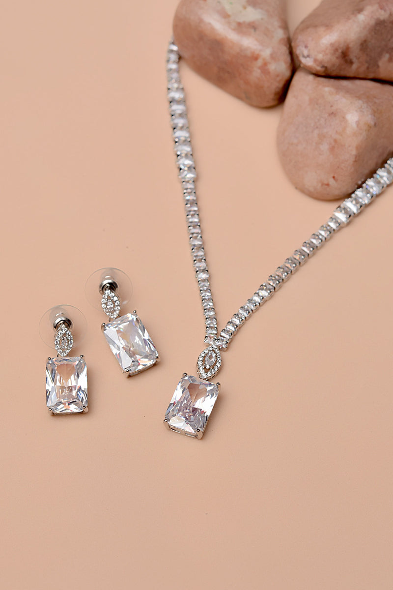 Party Wear Silver Party Set