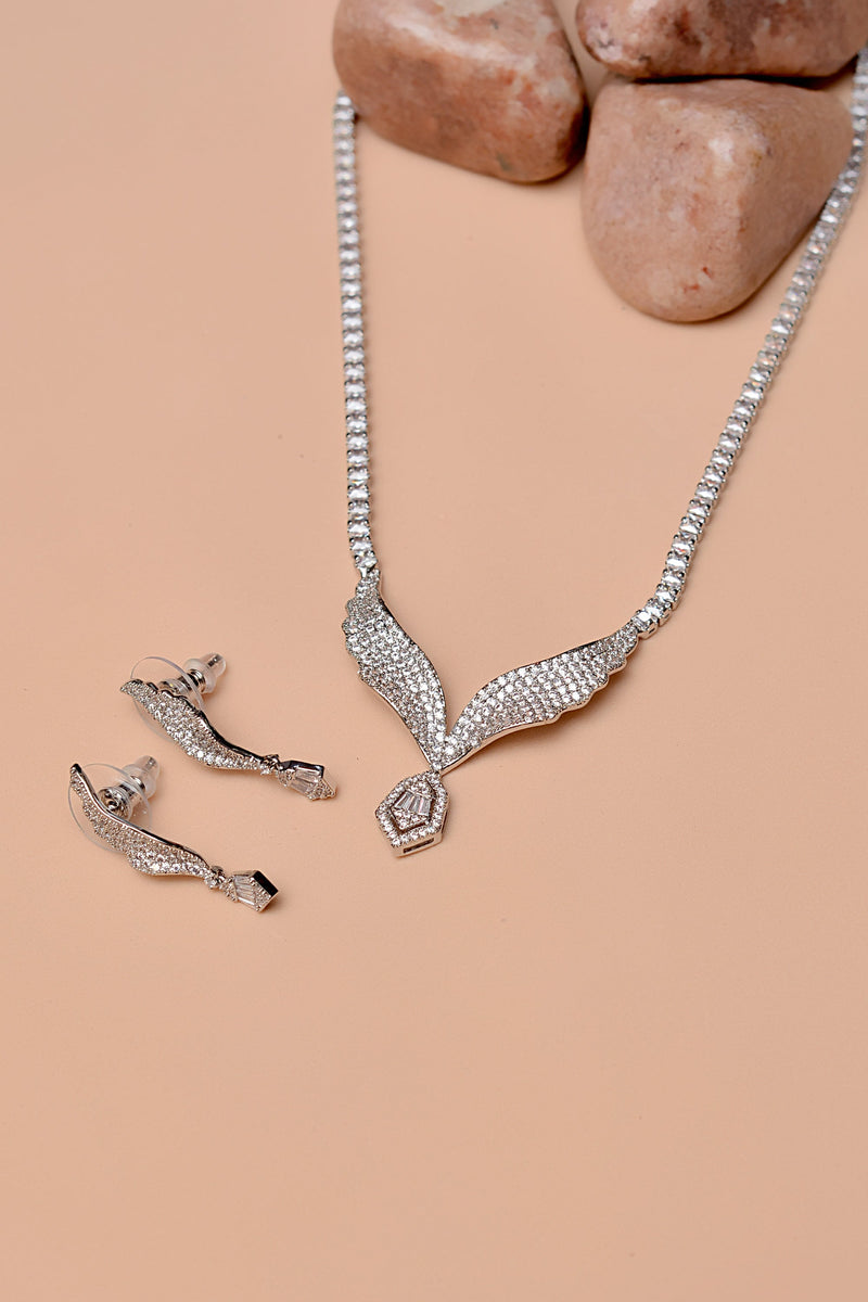 Party Wear Silver Party Set