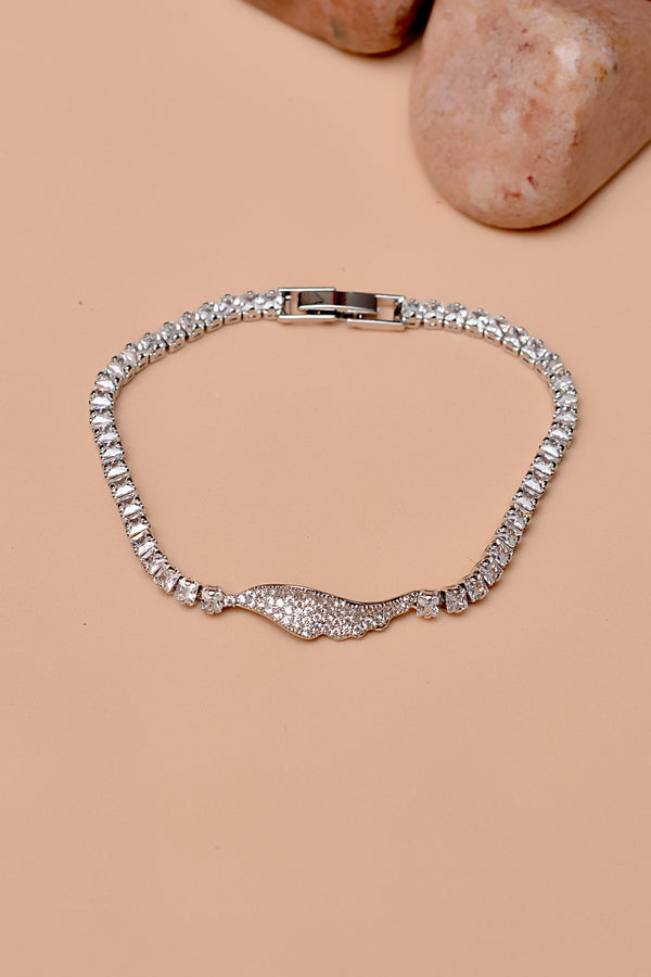 Party Wear Silver Bracelet
