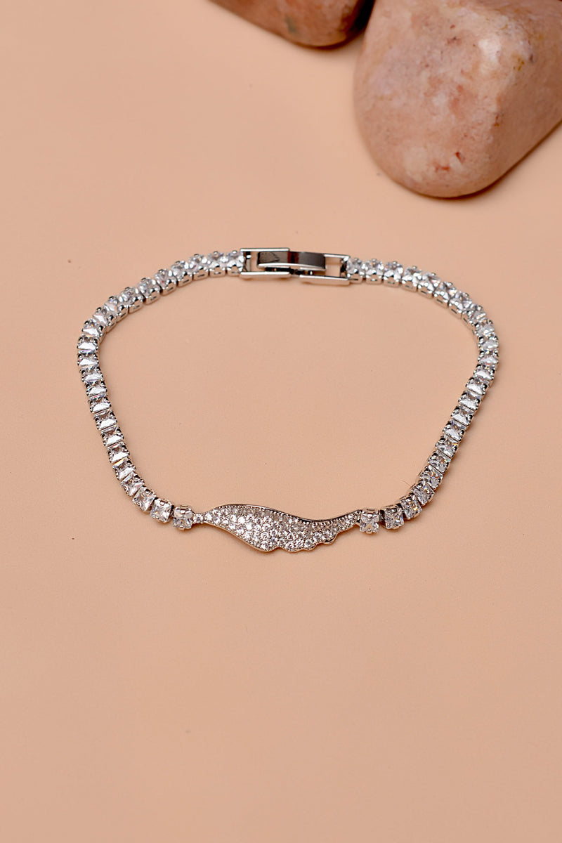 Party Wear Silver Bracelet