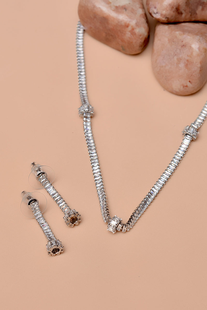 Party Wear Silver Party Set