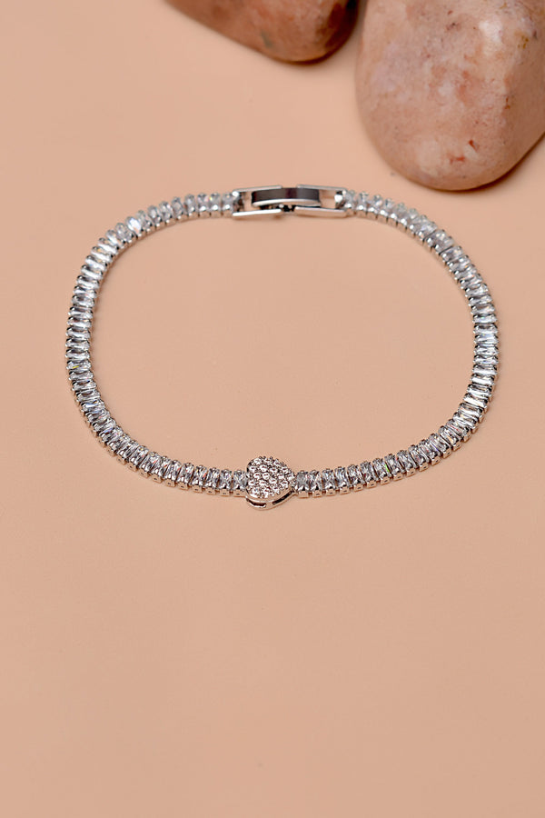 Party Wear Silver Bracelet