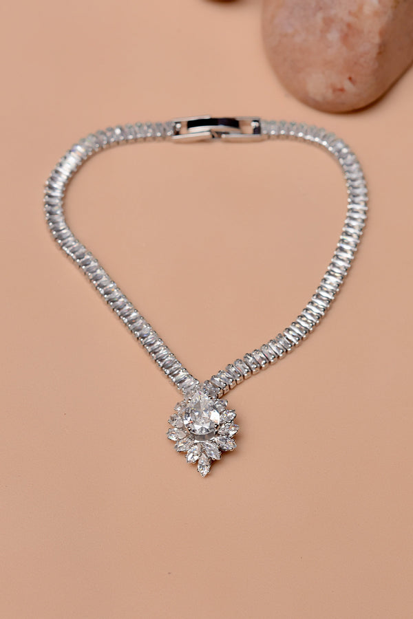 Party Wear Silver Bracelet