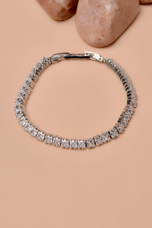 Party Wear Silver Bracelet