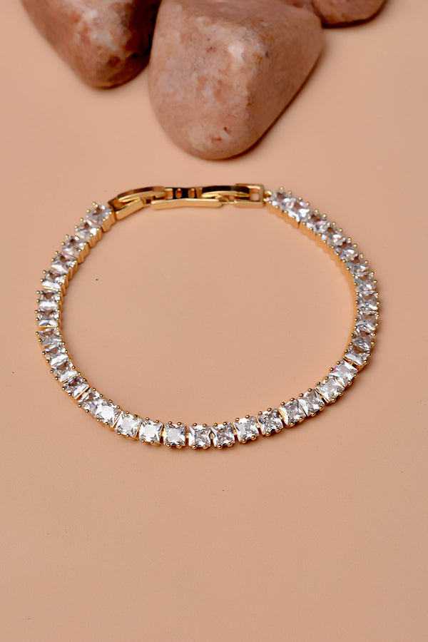 Party Wear Golden Bracelet