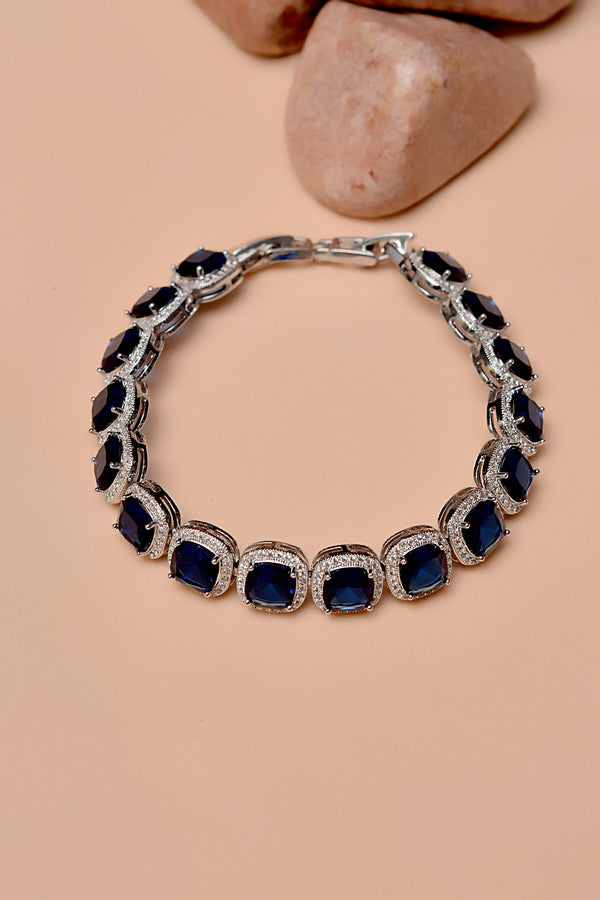 Party Wear Blue Bracelet