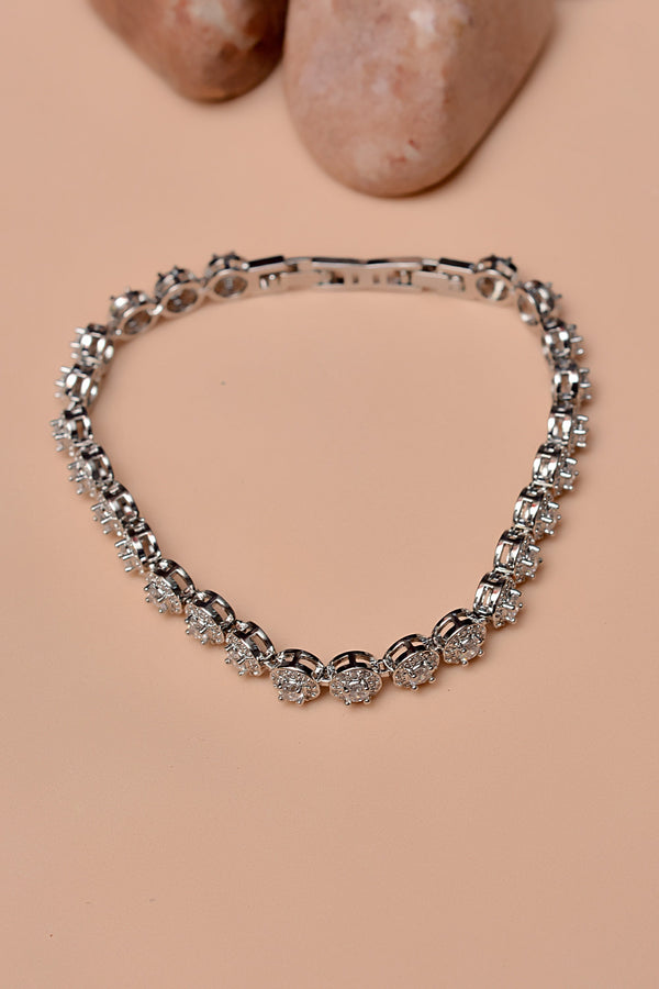 Party Wear Silver Bracelet