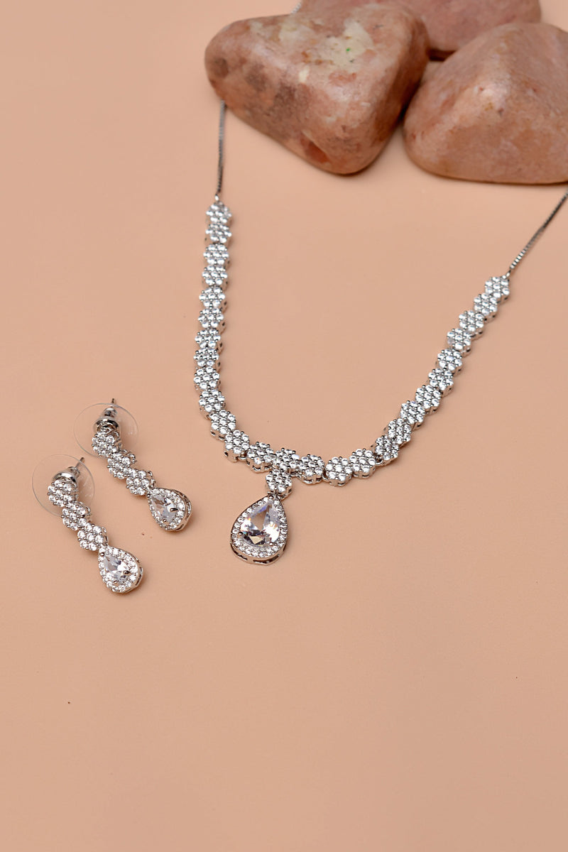 Party Wear Silver Party Set