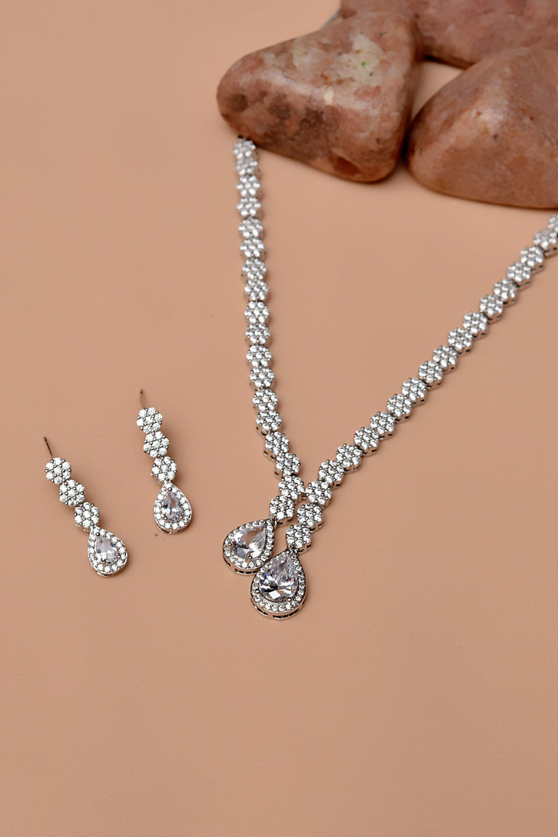 Party Wear Silver Party Set