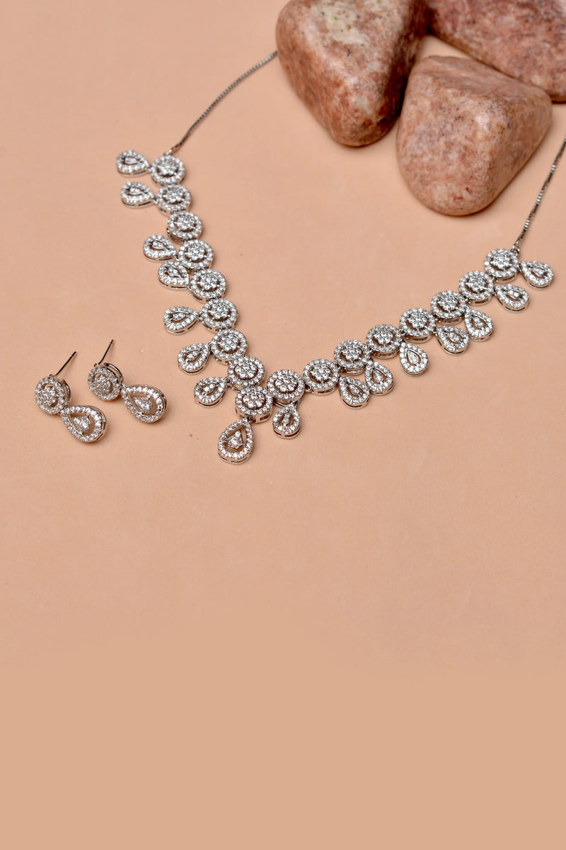 Party Wear Silver Party Set