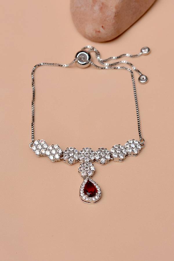 Party Wear Red Bracelet