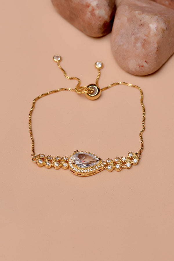 Party Wear Golden Bracelet