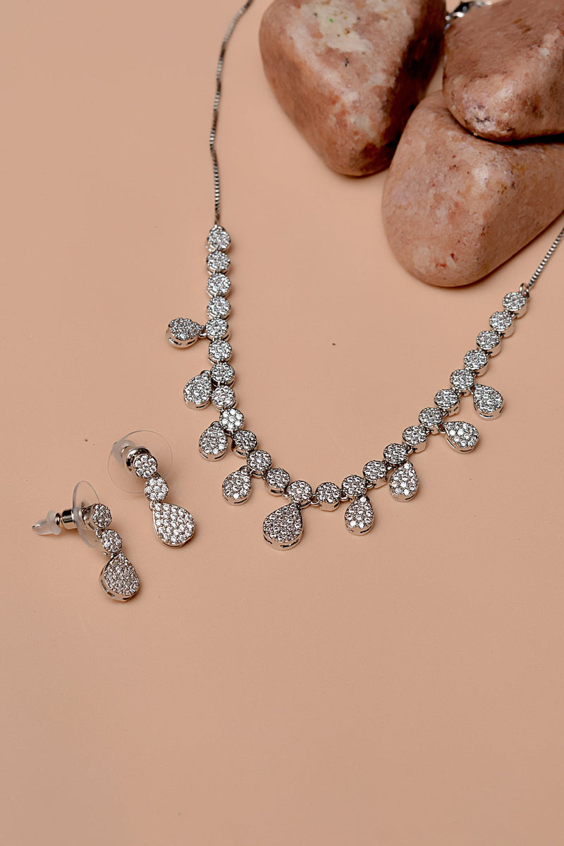 Party Wear Silver Party Set