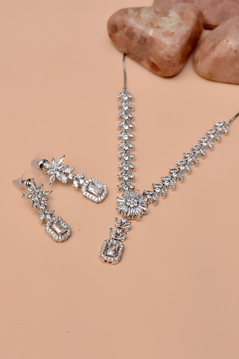 Party Wear Silver Party Set