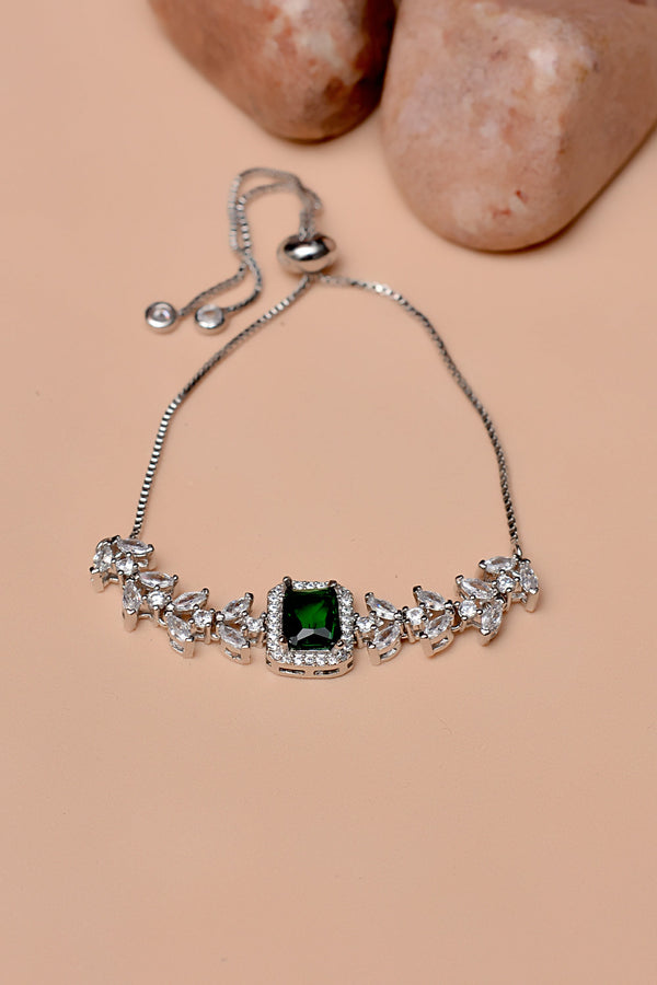 Party Wear Green Bracelet