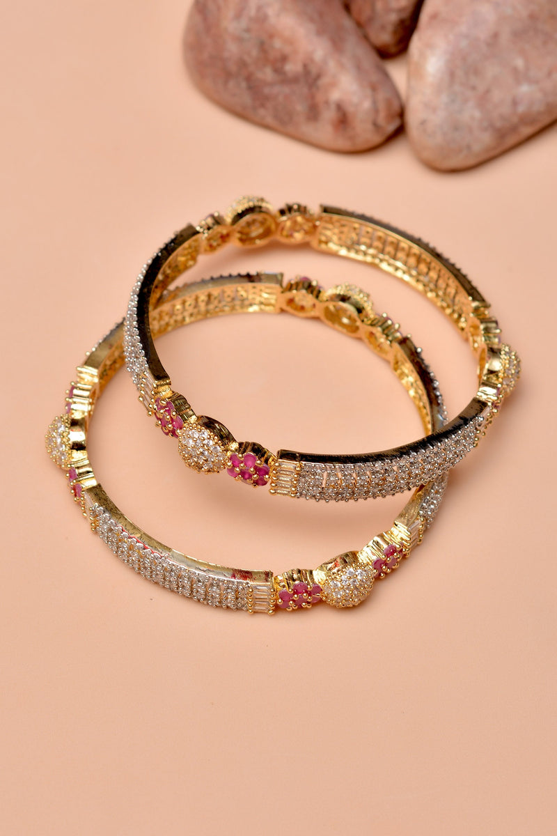Party Wear Red Bangles